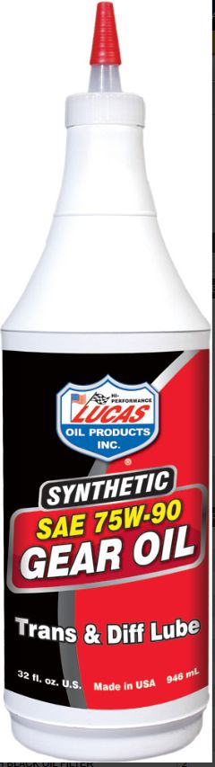 LUCAS SYNTHETIC GEAR OIL 75W90 1 QT