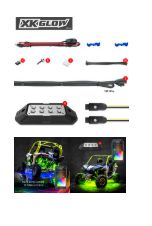 XK GLOW 4PC RGB ROCK LIGHT