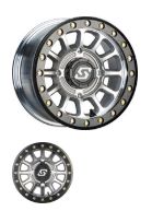 SEDONA SANO BDLK WHEEL 14X7 4/156 6+1 (+38MM) BLK/AS CAST