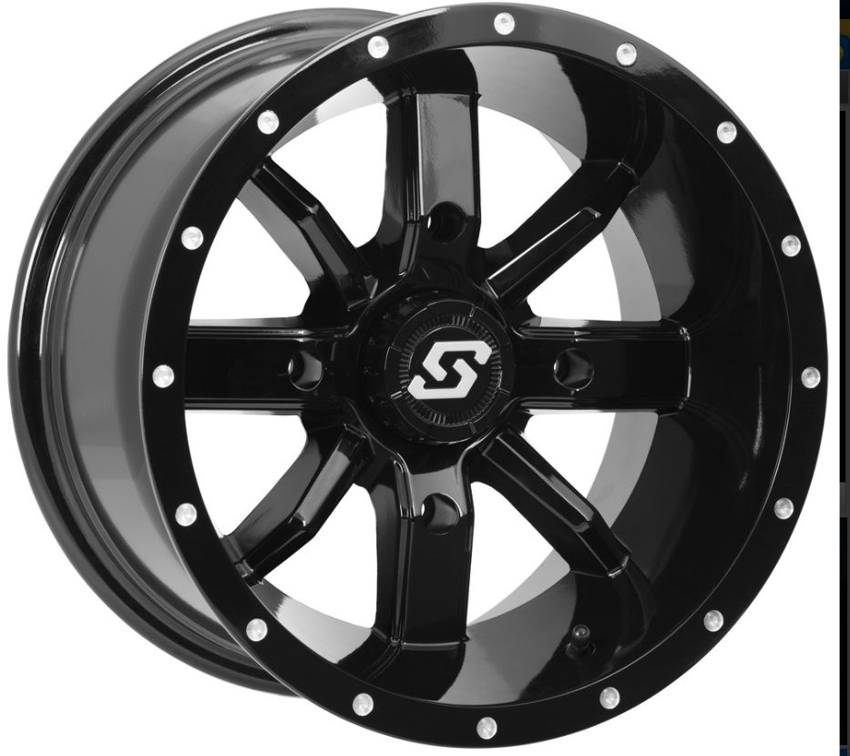 SEDONA HOLLOW POINT WHEEL 14X8 4/156 4+4 (0MM) BLACK