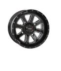 SYSTEM 3 ST4 WHEEL 14X7 4+3 (+10MM) 4/156 GLOSS BLACK/MACHINED