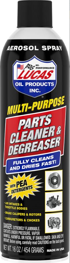 LUCAS PARTS CLEANER AND DEGREASER