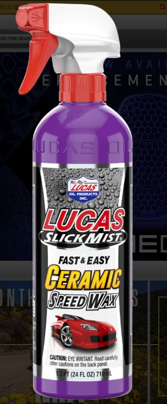 LUCAS SLICK MIST CERAMIC SPEED WAX 24OZ