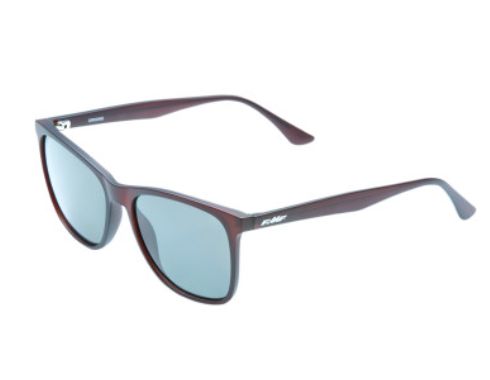 Origins Sunglasses - Matte Crystal Rootbeer - Gray Polarized Lens