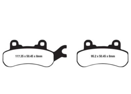 FA682R Long-Life Sintered "R" Brake Pads