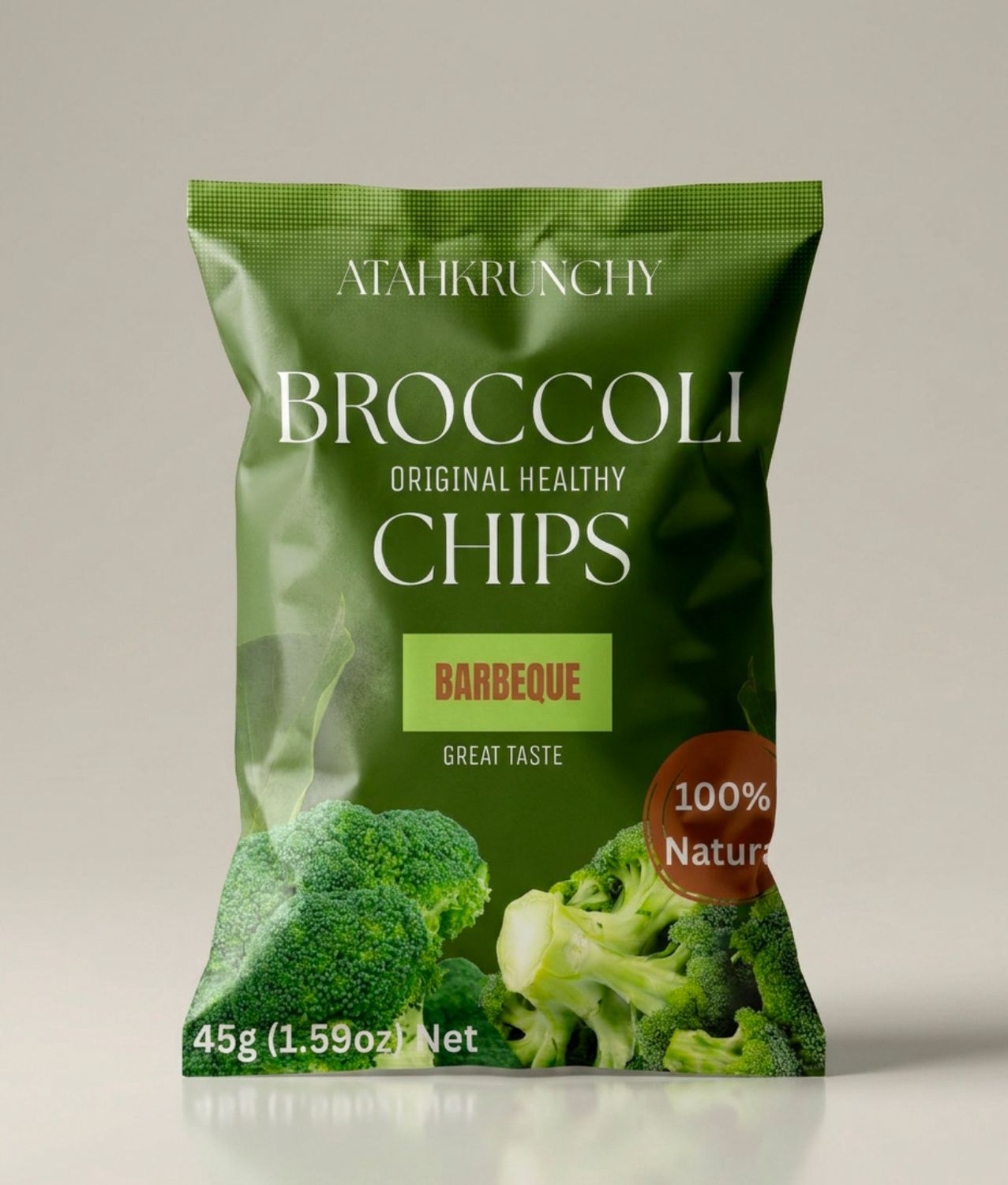 Barbecue broccoli Chips