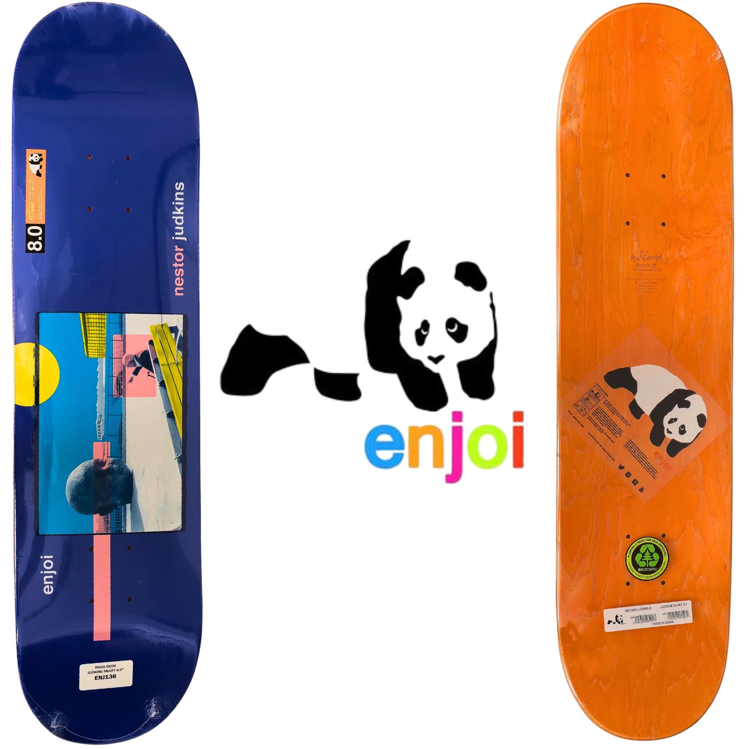 Enjoi Nestor Judkins Deck Skart 8.0"