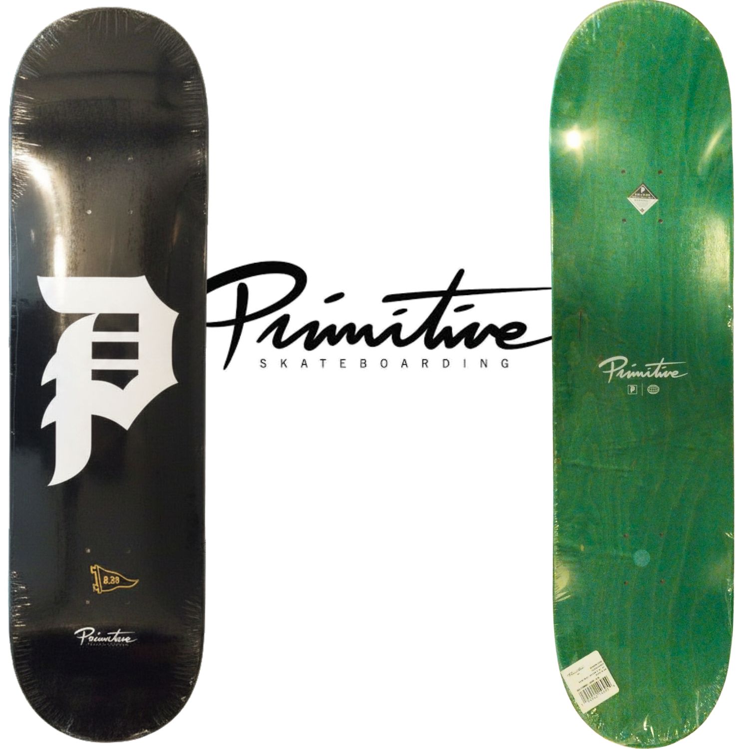 Primitive Dirty P Core Black Deck 8.25"