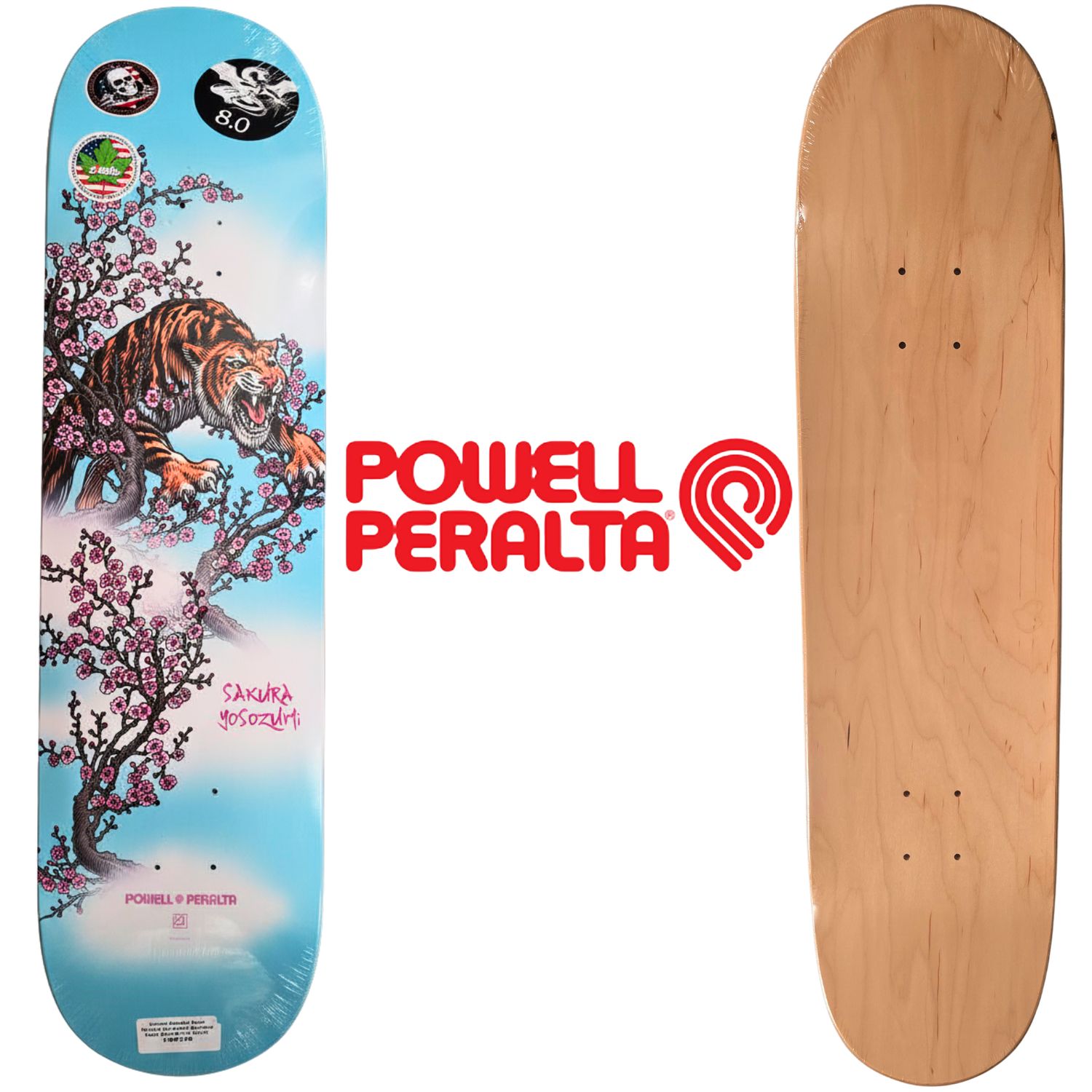 Powell Peralta Sakura Yosozumi Tiger Deck 8.0"