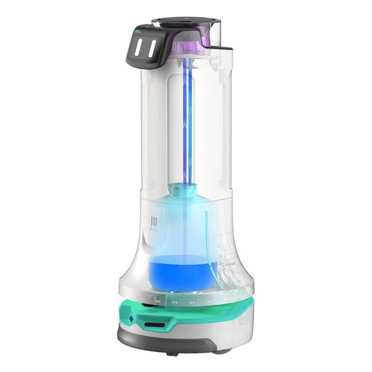 Dual Process Disinfecting Robot