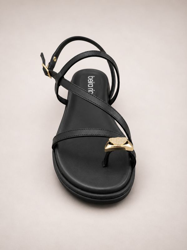 Estella Black Beira Rio Sandal