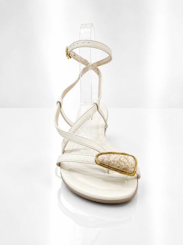Valentina Off White Beira Rio Sandal