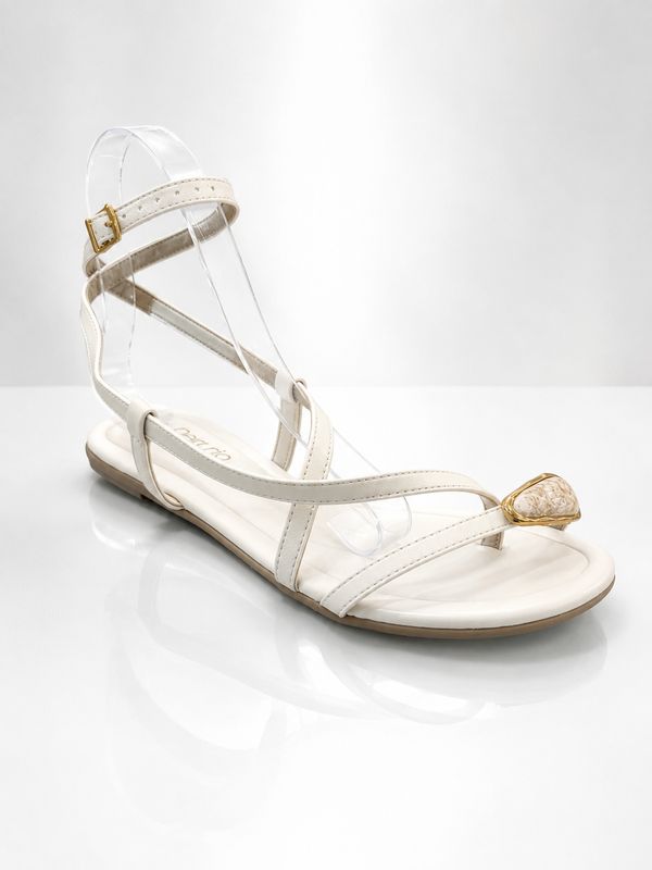 Valentina Off White Beira Rio Sandal