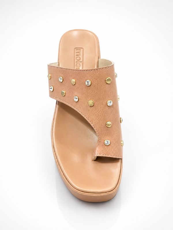 Amarfi Nude Beira Rio Sandal