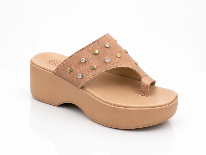 Amarfi Nude Beira Rio Sandal