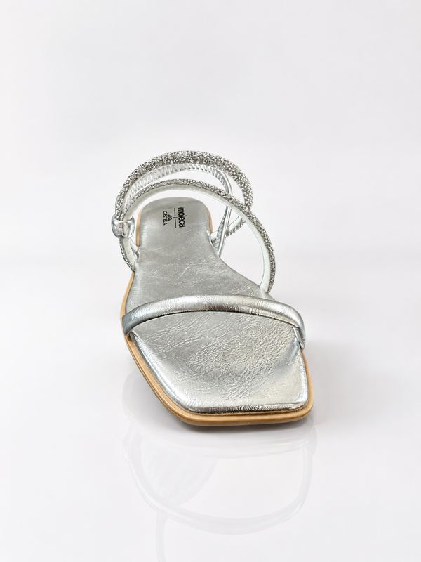 Porto Fino Beira Rio Silver Sandal