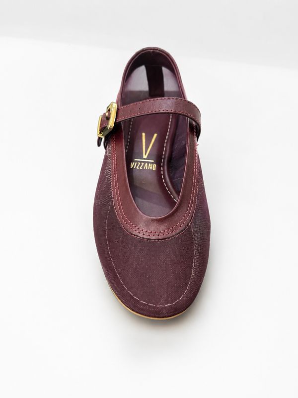 Mary Jane Wine Vizzano Ballerina