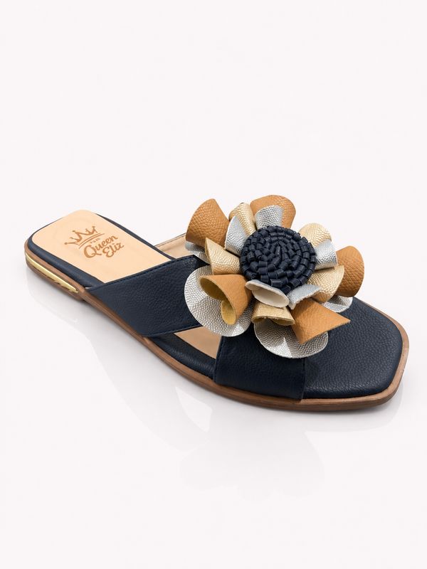 Lara Queen Eliz Blue Sandal