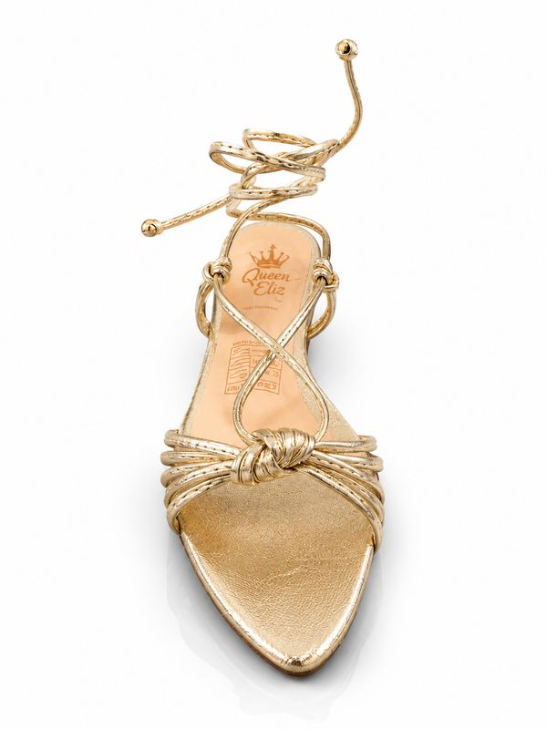 Zafira Queen Eliz Gold Sandal