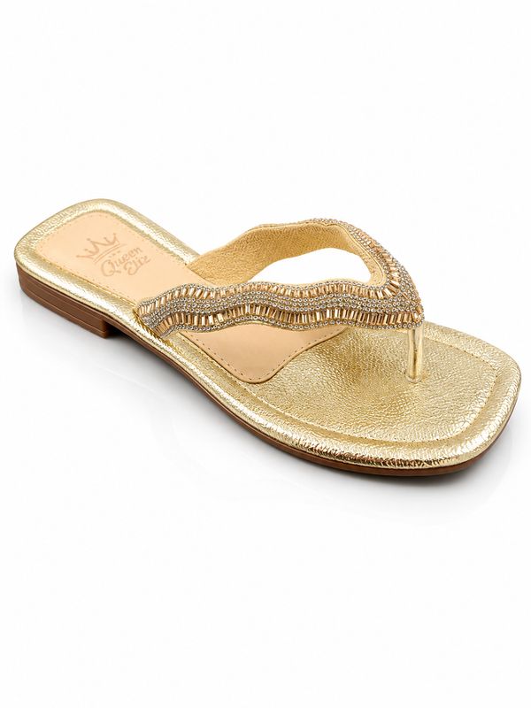 Aura Queen Eliz Gold Sandal