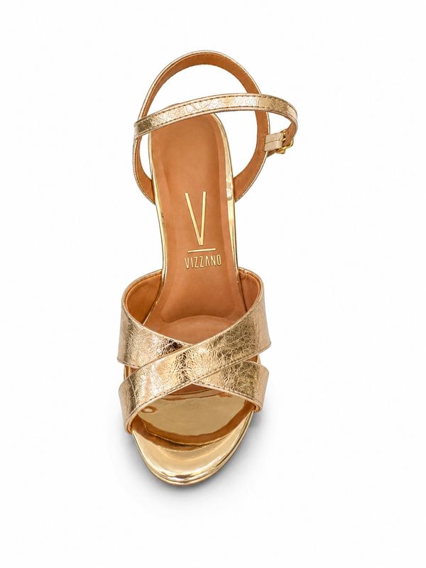 Grecia gold vizzano heel