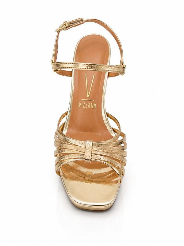 Eloise gold vizzano heel