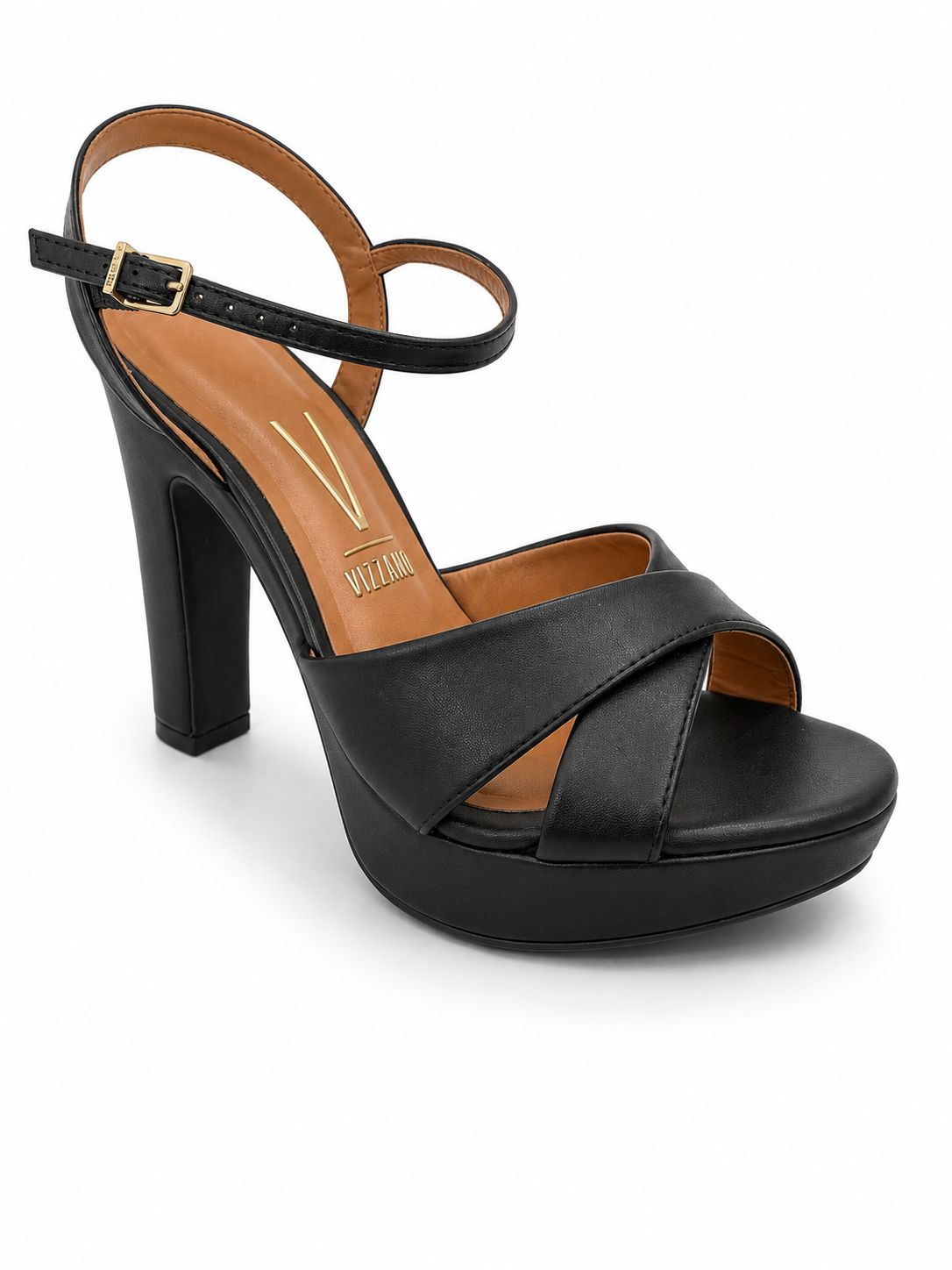 Grecia black vizzano heel
