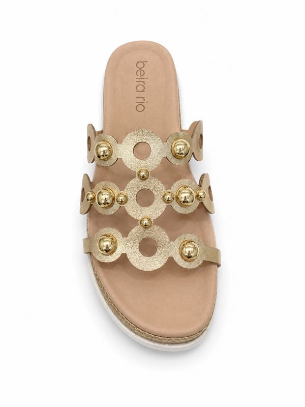 Kiara Moleca Gold Sandal