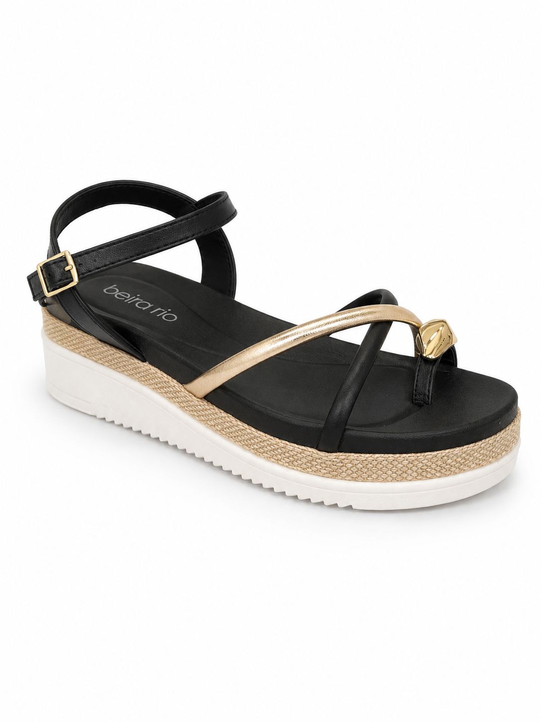 Lia Beira Rio Black Sandal