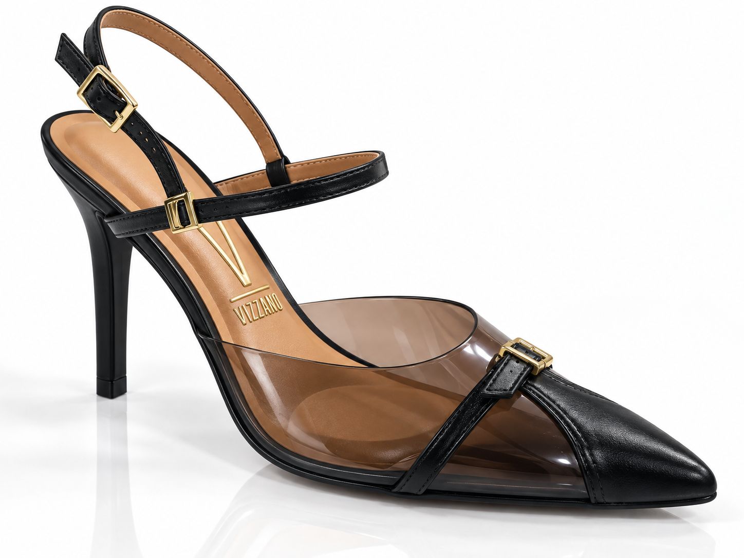 Amelie Black Vizzano Stilleto