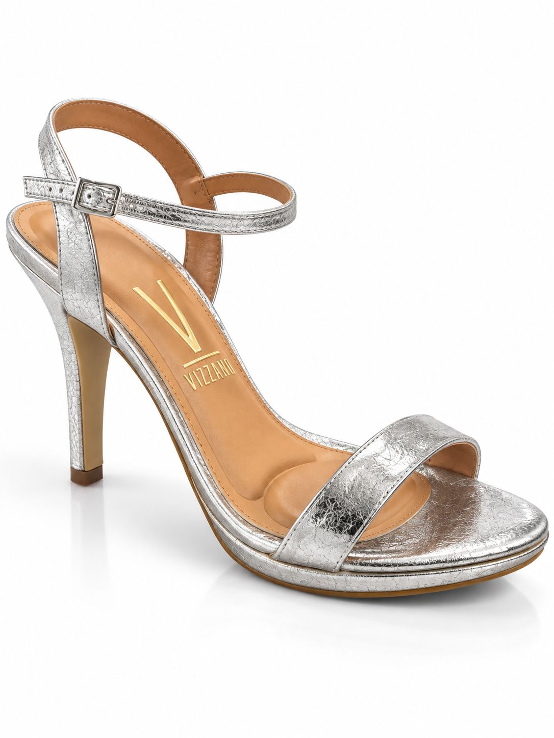Soleil Silver Vizzano Heel