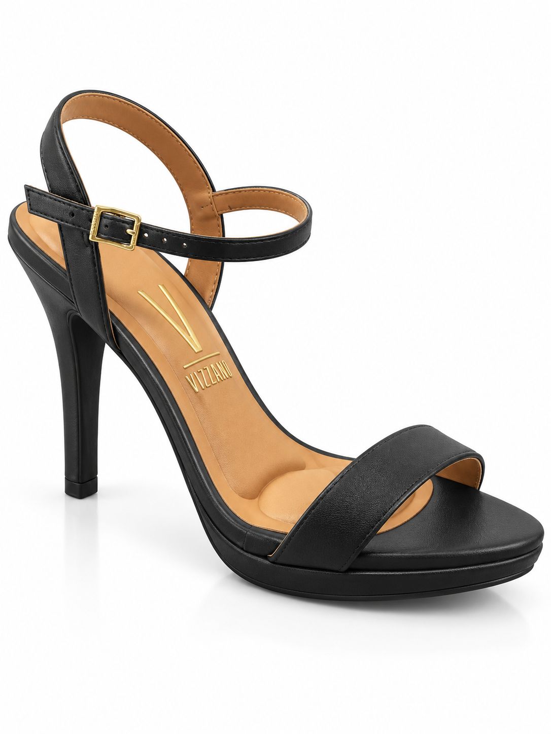 Soleil Black Vizzano Heel