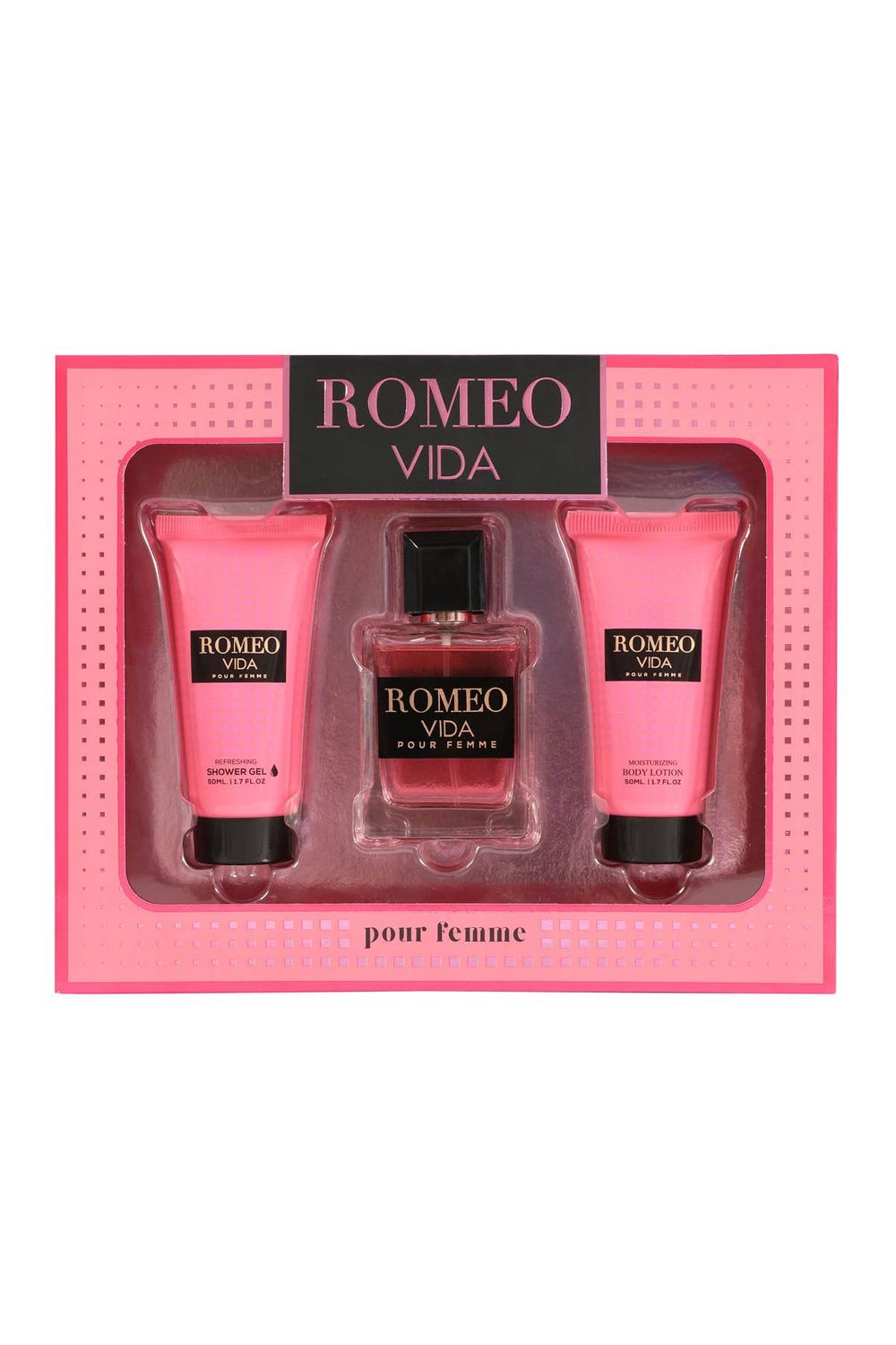 Romeo Vida Perfume Body Care Set for Women