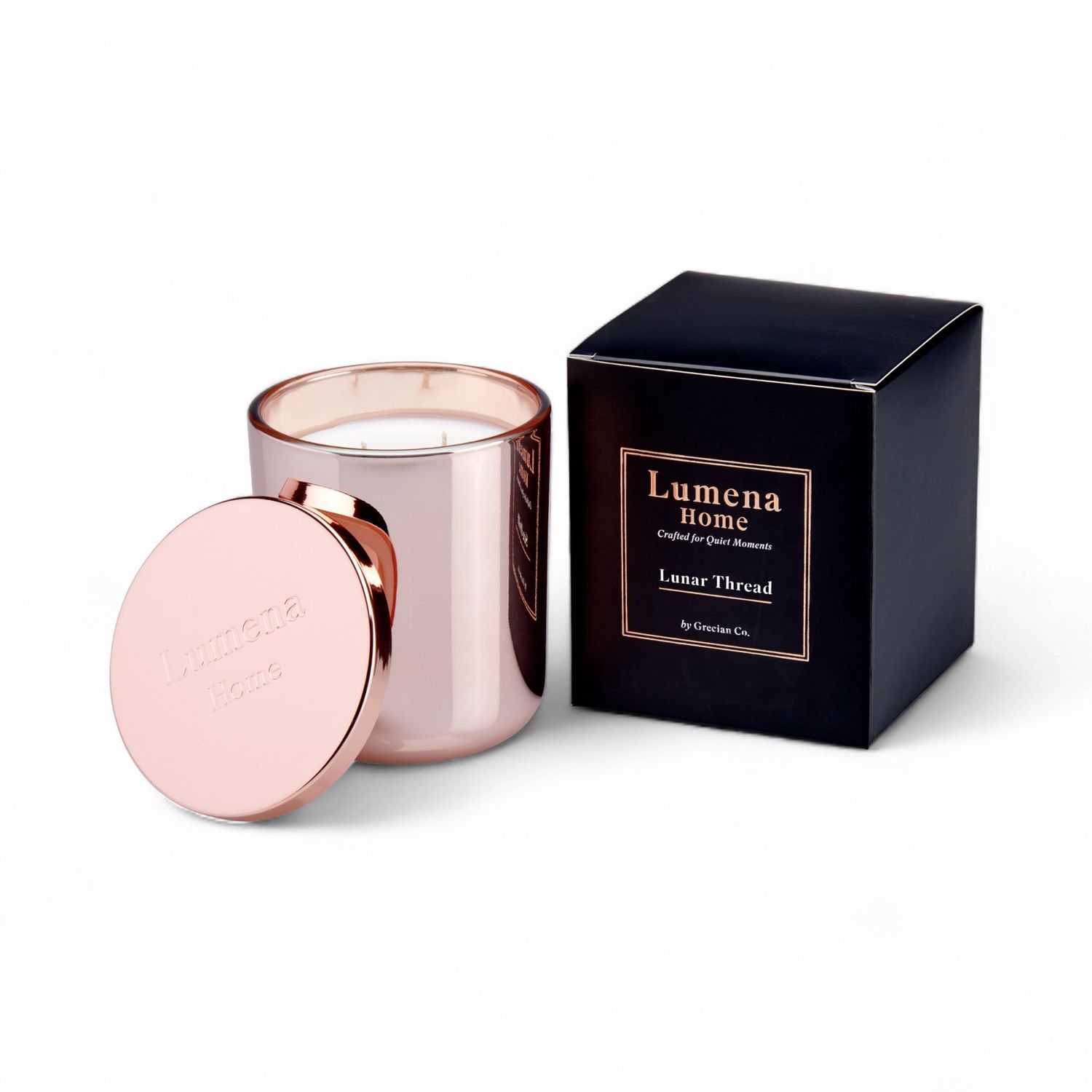 Lunar Thread 14oz Luxury Candle – Silken Midnight Calm