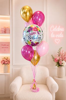 Hbd Balloons Bouquet