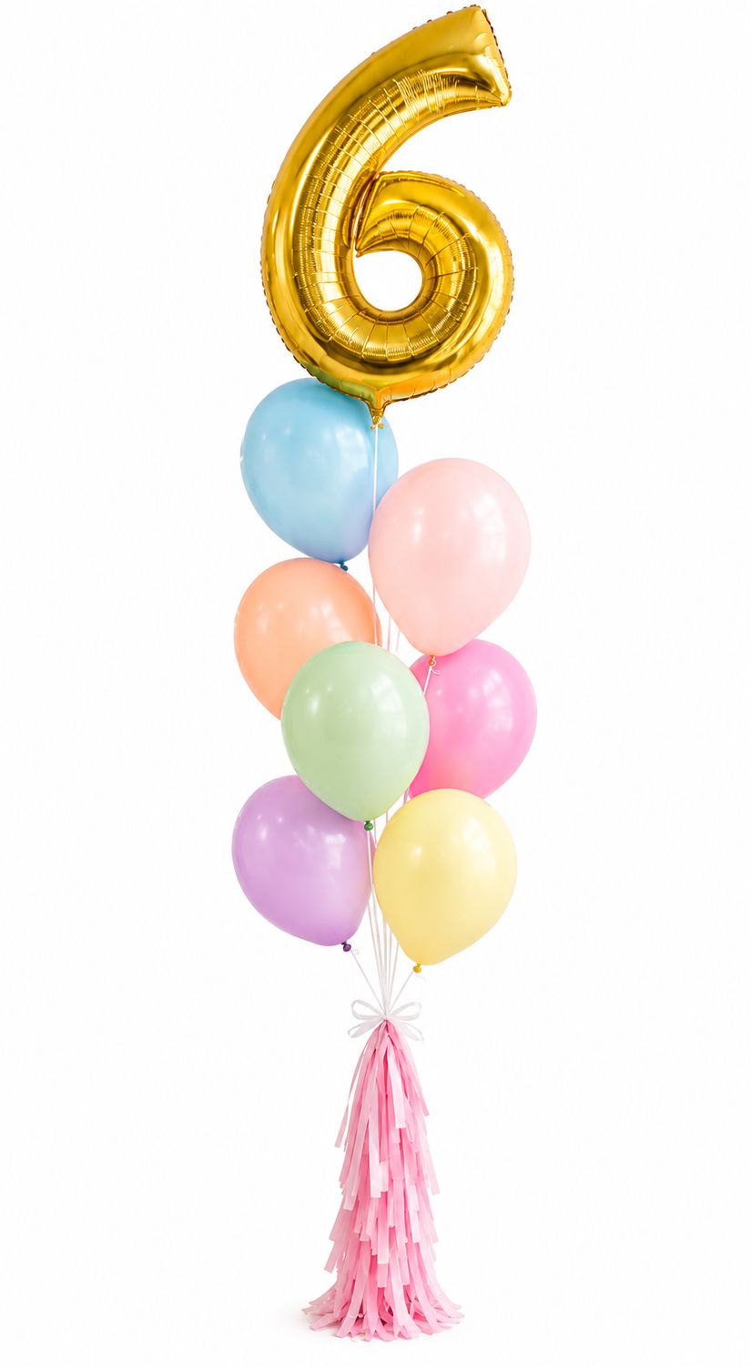 Number Balloon Bouquet