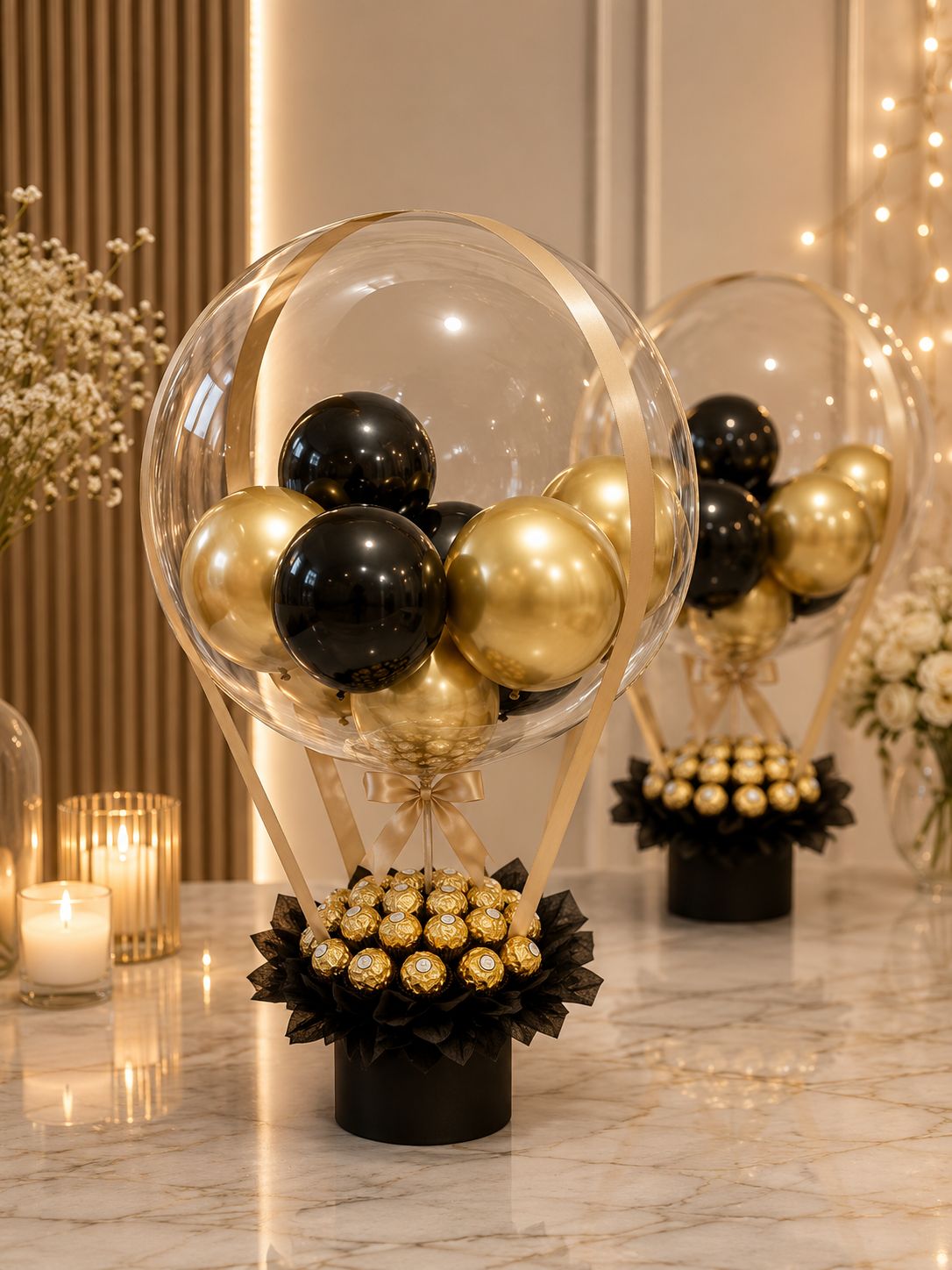 Personalized Ferrero Rocher Hot Air Balloon Gift