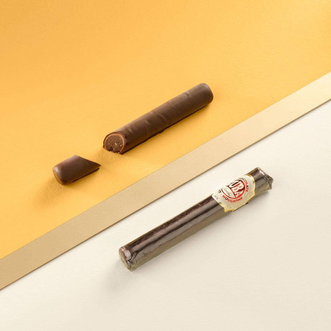 Truffle Nougatine Chocolate Cigar - Italian Luxury Chocolate