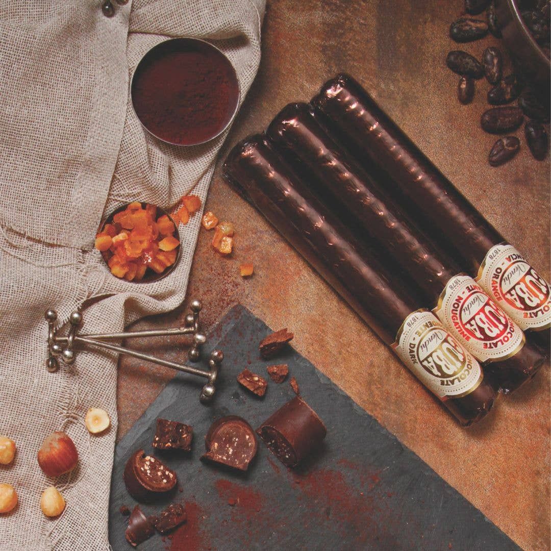 Aromatic Cocoa Chocolate Cigar - Italian Gourmet Chocolate