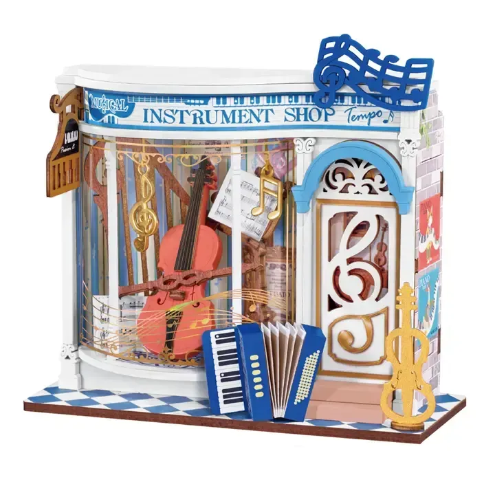Melody Instrument Shop Rolife Diy Miniature House