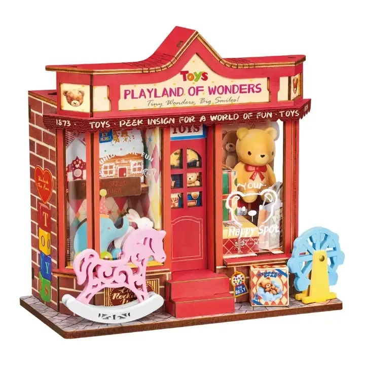 Rolife Whimsy Toy Shop Robotim Diy Miniature House