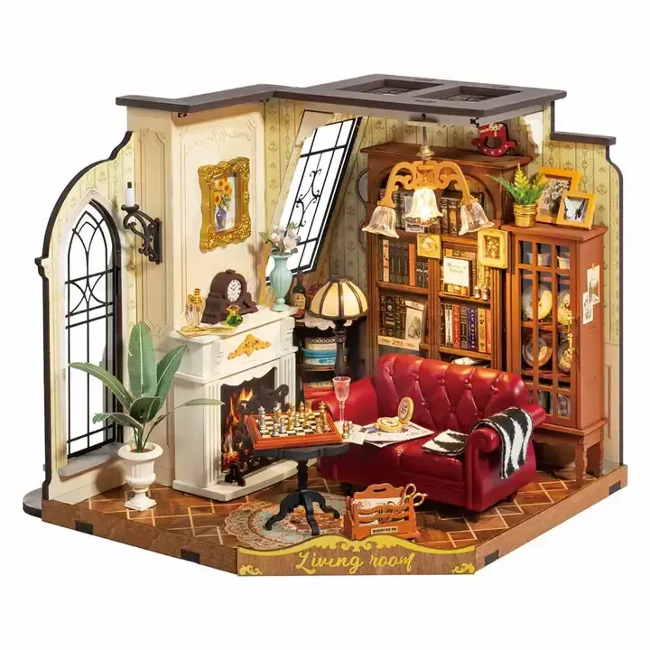Rolife Catherine's Living Room Diy Miniature House