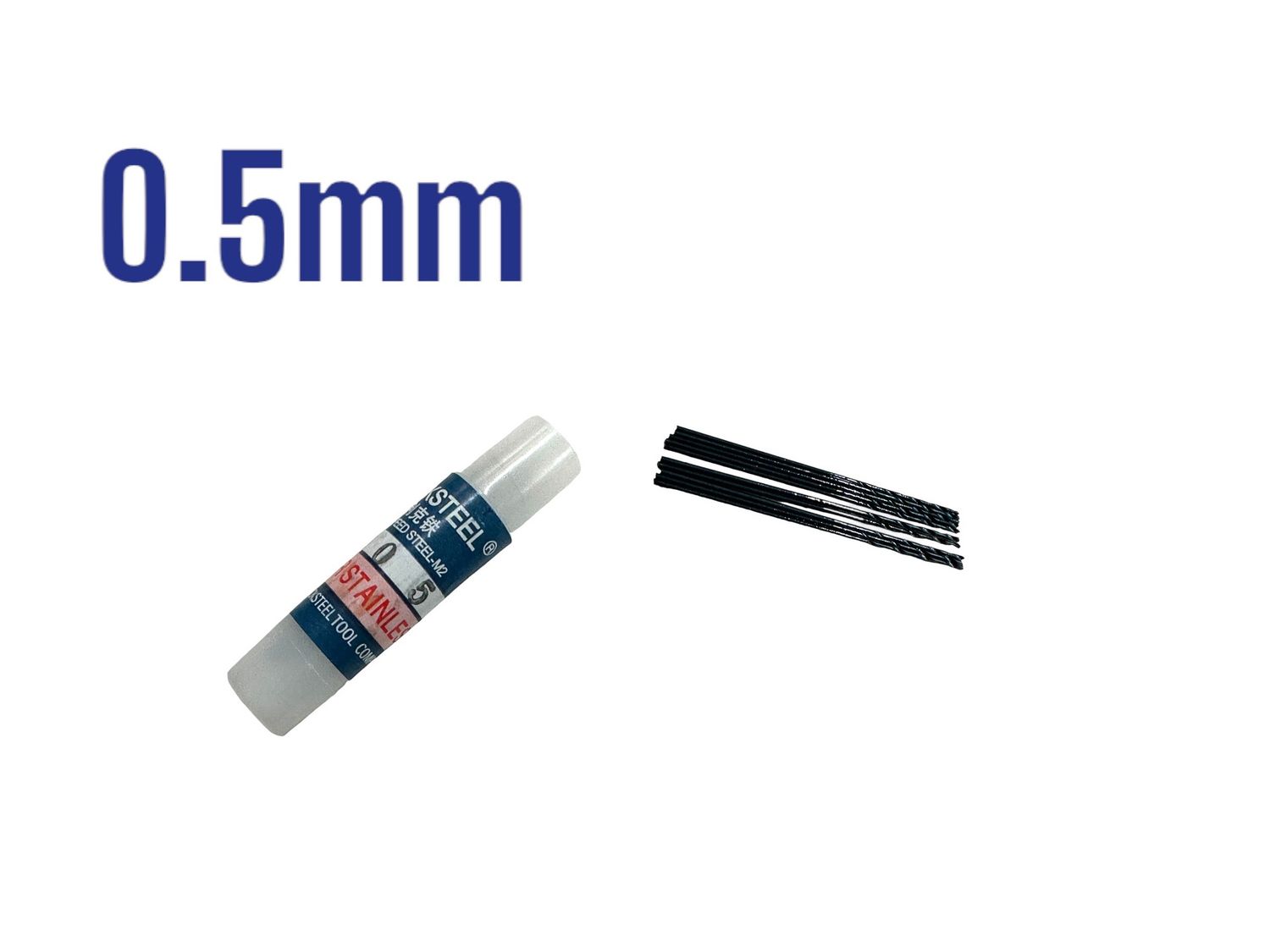 0.5mm Drill Bits Stainless Steel SOLD INDIVIDUALLY