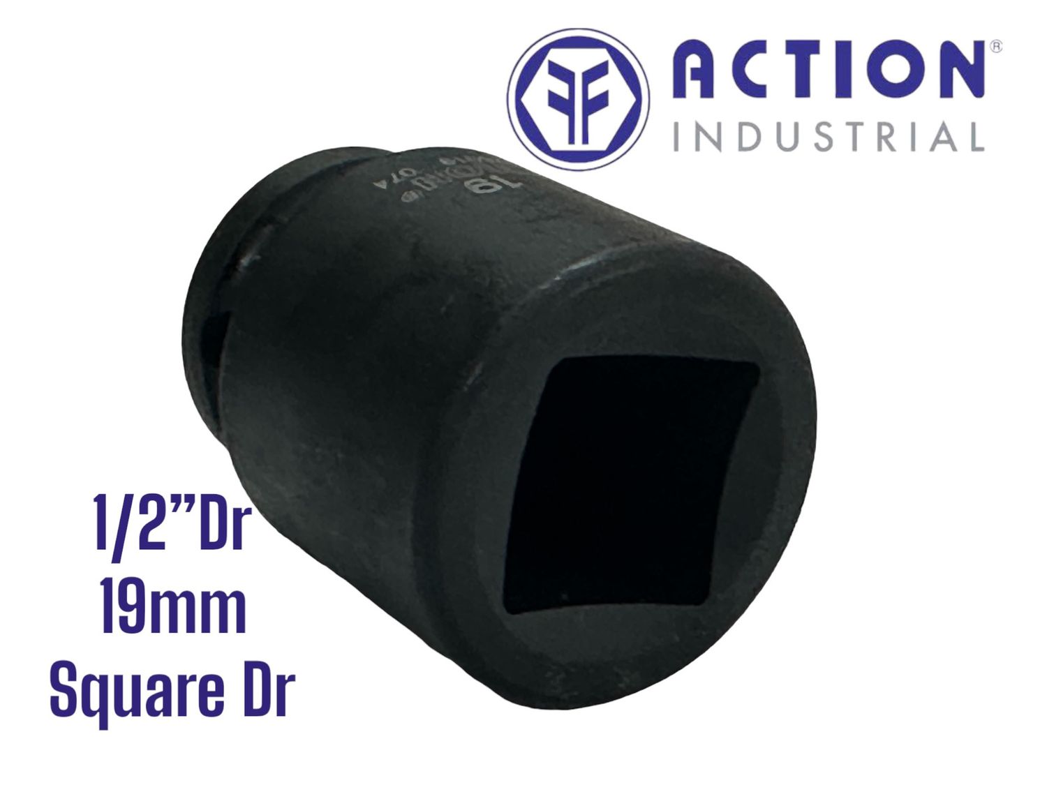 1/2" Dr x 19mm Square Socket