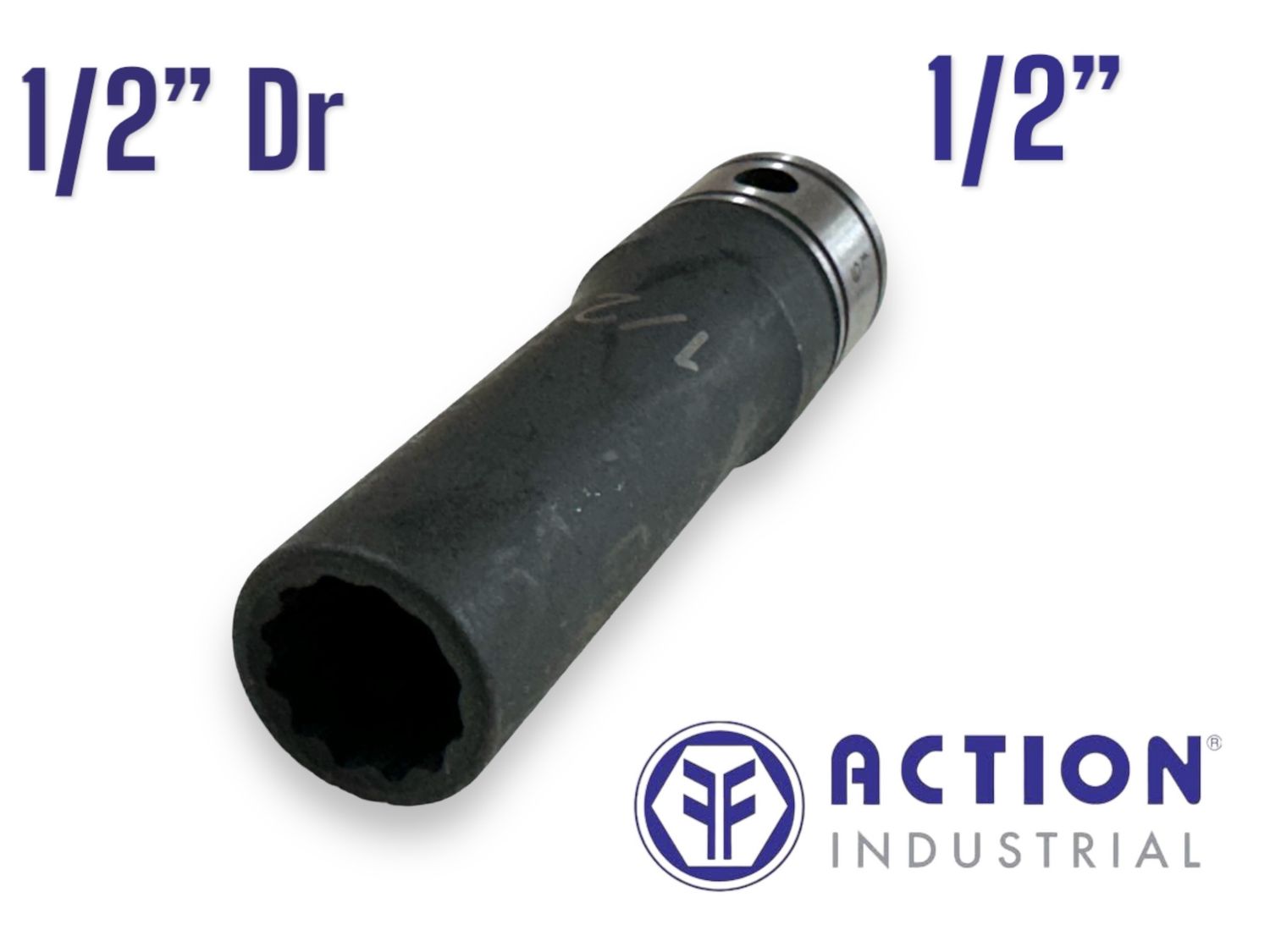1/2” Impact Socket 12Pt 1/2” Dr
