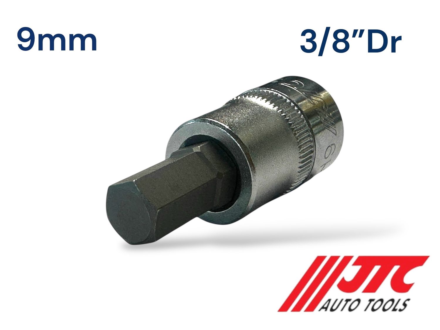 9mm Hex Socket 3/8" Dr JTC