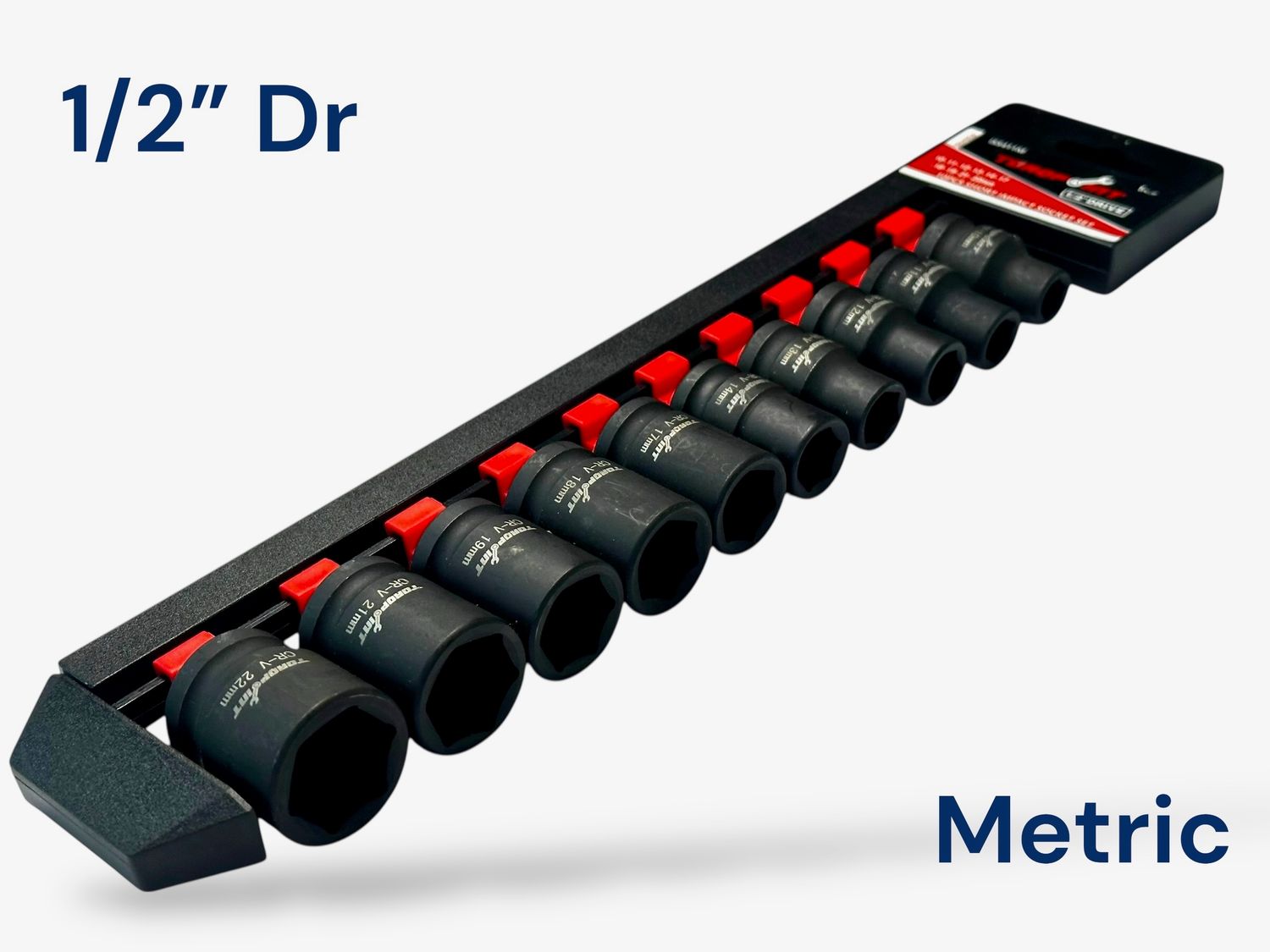 10Pc Impact Socket Set Metric Torqpoint