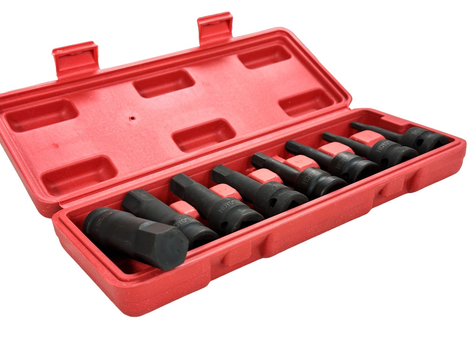 1/2” Dr 8Pc Hex Impact Socket Set