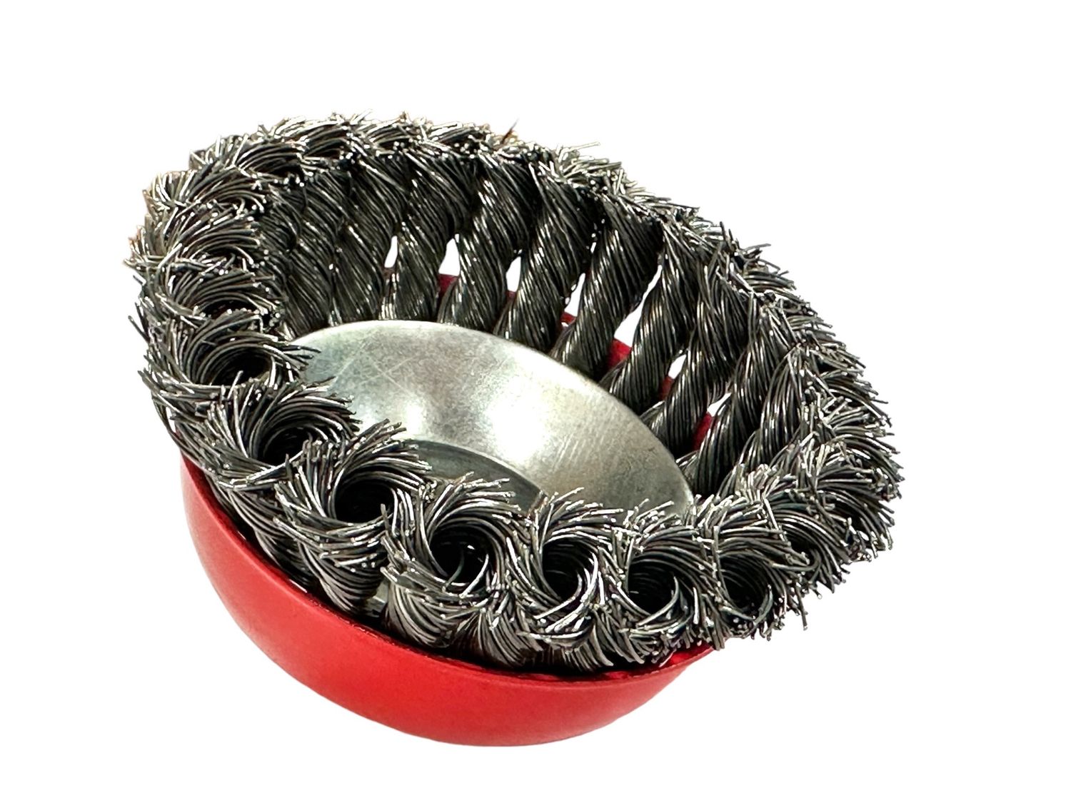 100mm (4") Wire Brush Cup Knotted