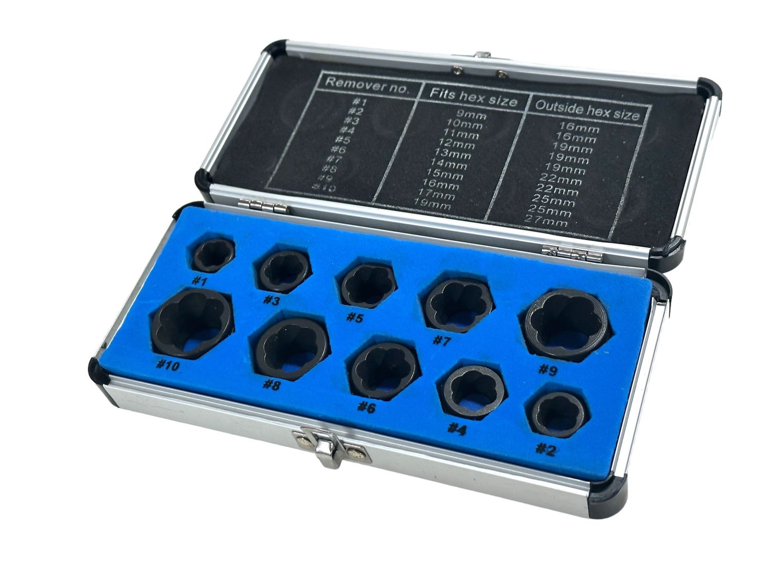 10 Pc Twist Sockets